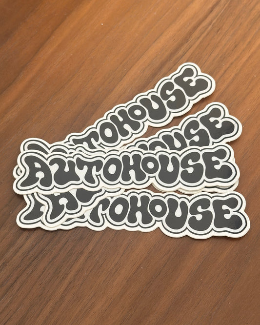 Die Cut AutoHouse Bubble Sticker